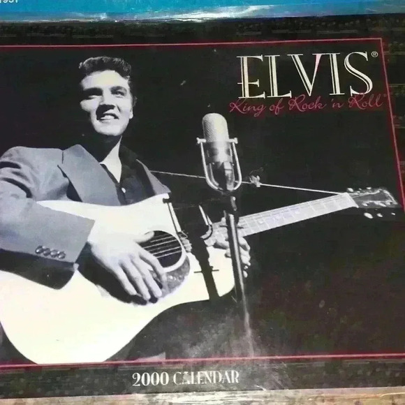 Elvis Presley memorabilia. Everest Presley year 2000 calendar and Elvis Presley - Picture 4 of 4